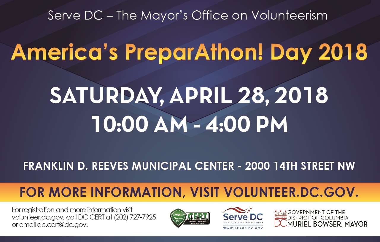 America's PrepareAthon! Day--Volunteer Reception Center Training and Functional Exercise America's PrepareAthon! Day--Volunteer Reception Center Training and Functional Exercise